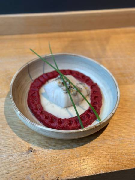 Dos de cabillaud, au menu hiver du restaurant-bar Brass&Co à Gif sur Yvette