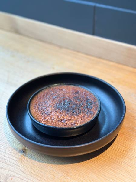 Crême brûlée pain d’épice Carte du midi et du soir bar-restaurant brass&Co plateau de saclay