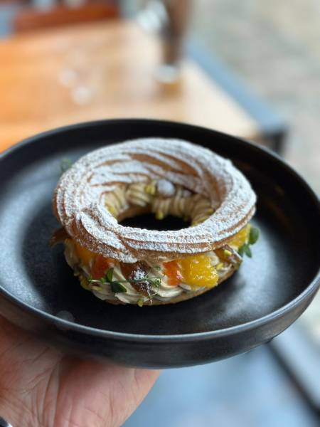 pâte à chou, crème à la fleur d’oranger