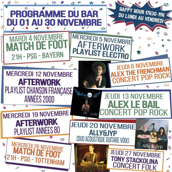 Programme de Novembre de brass&CO 