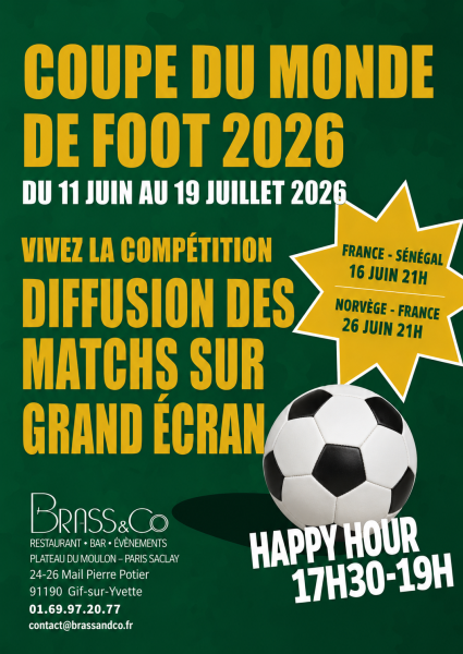 Affiche coupe du monde de foot